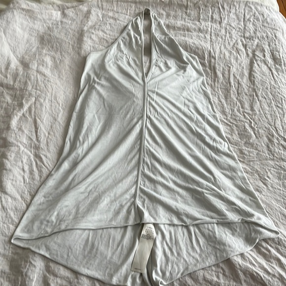 Rick Owens Lilies draped halter tunic in blue grey dinge colorway, US4. - Picture 2 of 7